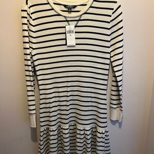 Ralph Lauren Striped Long Sleeve Dress